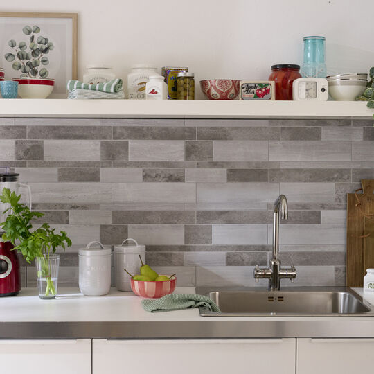 selbstklebende Wandfliese Premium Mixed Stone Mossaic image number null